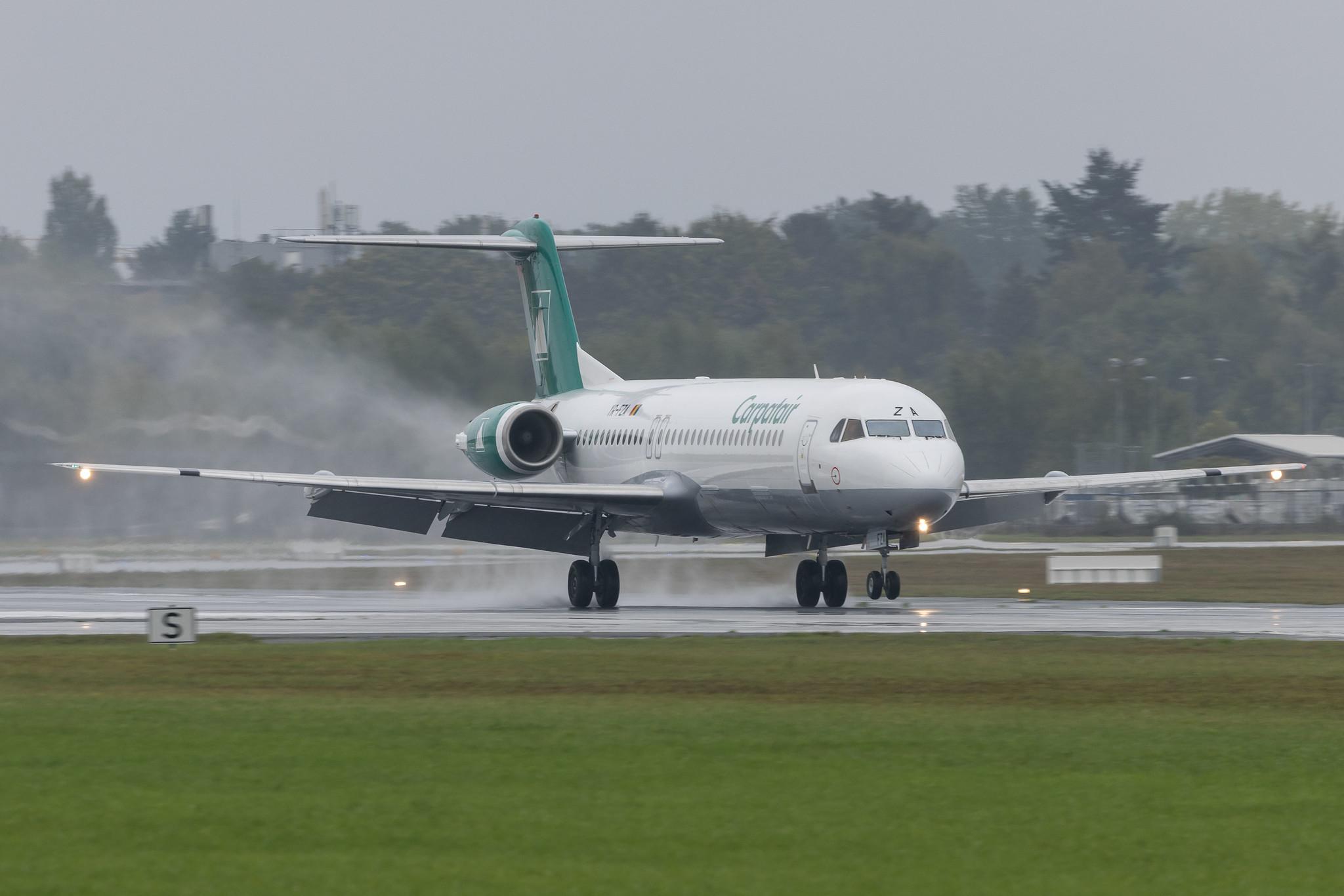 Hamburg Airport: Carpatair (V3 / KRP) | Fokker 100 F100 | YR-FZA | MSN 11395