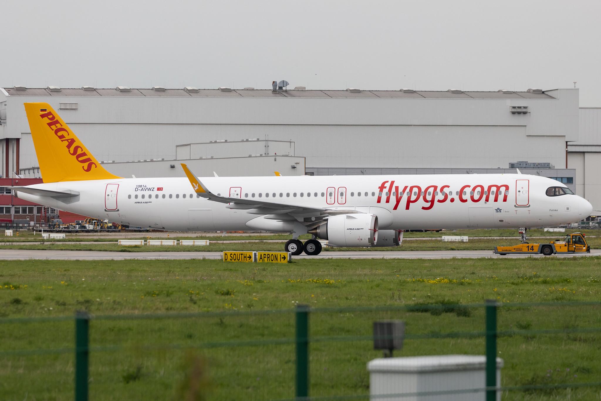 Hamburg Finkenwerder: Pegasus (PC / PGT) | Airbus A321-251NX A21N | D-AVWZ | TC-RBO | MSN 10814