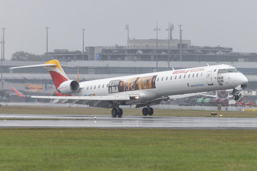 Hamburg Airport: Iberia Regional (IB / IBE) | Operator: Air Nostrum | Mitsubishi CRJ-1000 CRJX | EC-MTZ | MSN 19060