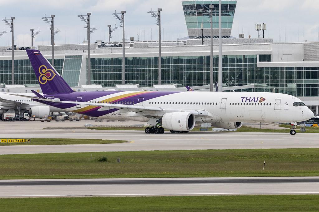 Munich Airport: Thai Airways (TG / THA) |  Airbus A350-941 A359 | HS-THM | MSN 189