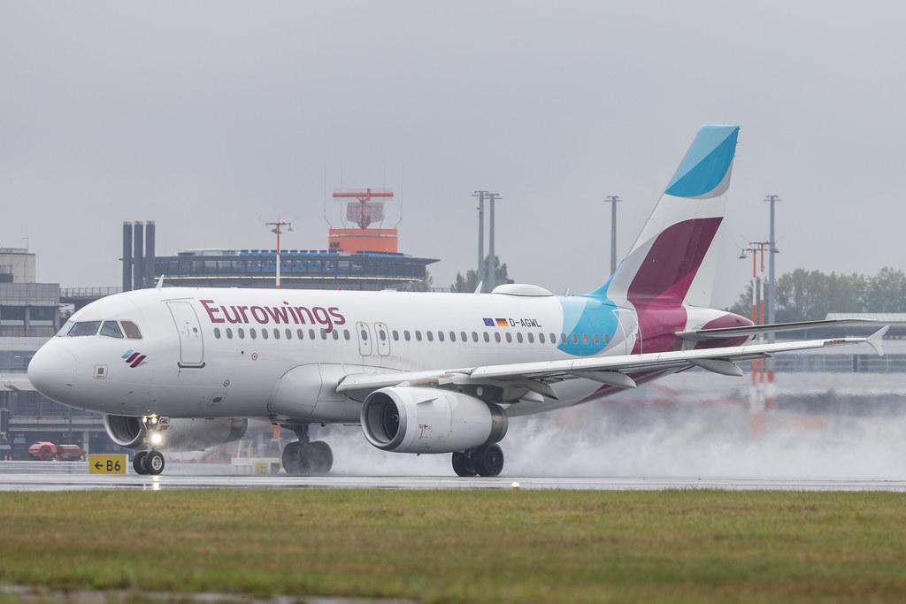 Hamburg Airport: Eurowings (EW / EWG) | Airbus A319-132 A319 | D-AGWL | MSN 3534