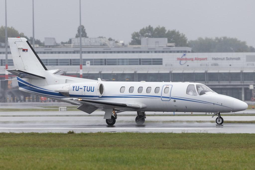 Hamburg Airport: AirPink (/ PNK) | Cessna 550B Citation Bravo C55B | YU-TUU | MSN 550-1136