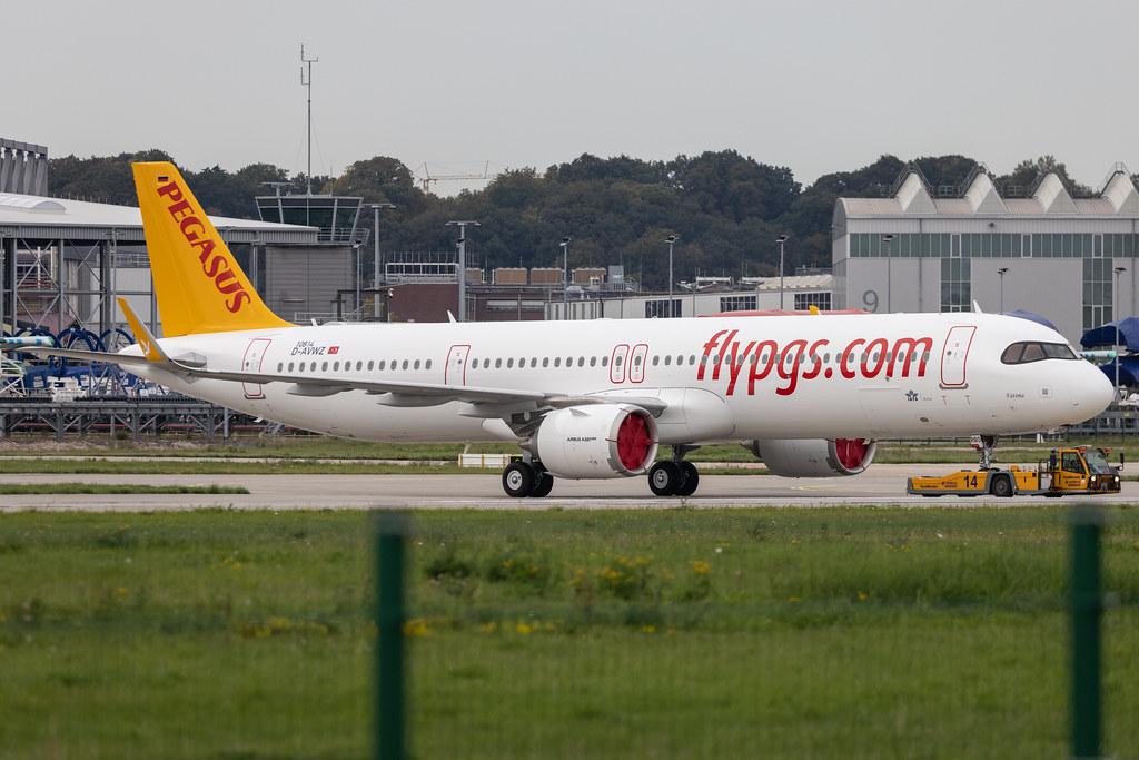 Hamburg Finkenwerder: Pegasus (PC / PGT) | Airbus A321-251NX A21N | D-AVWZ | TC-RBO | MSN 10814