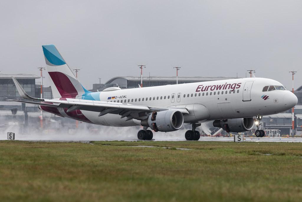 Hamburg Airport: Eurowings (EW / EWG) | Airbus A320-214 A320 | D-AEWL | MSN 7263