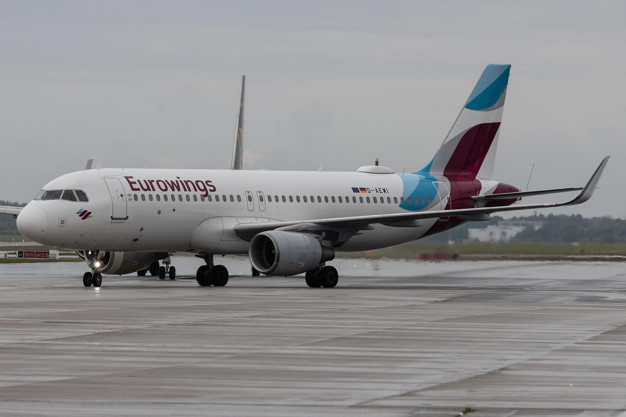 Hamburg Airport: Eurowings (EW / EWG) | Airbus A320-214 A320 | D-AEWI | MSN 7210