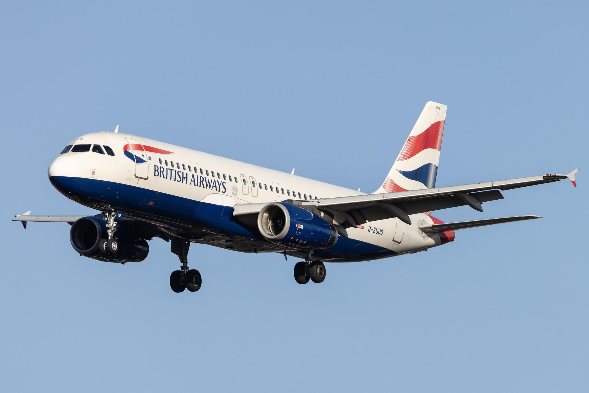 Hamburg Airport: British Airways (BA / BAW) |  Airbus A320-232 A320 | G-EUUO | MSN 1958