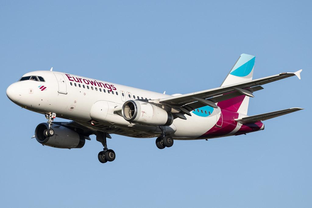 Hamburg Airport: Eurowings (EW / EWG) |  Airbus A319-132 A319 | D-AGWF | MSN 3172