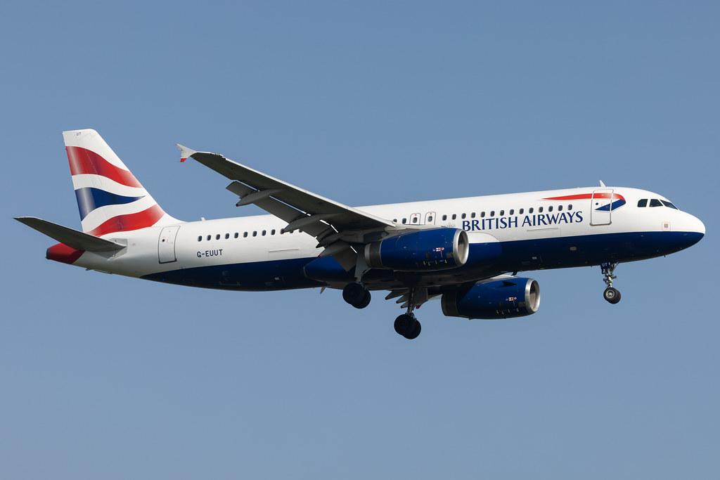London Heathrow: British Airways (BA / BAW) |  Airbus A320-232 A320 | G-EUUT | MSN 3314