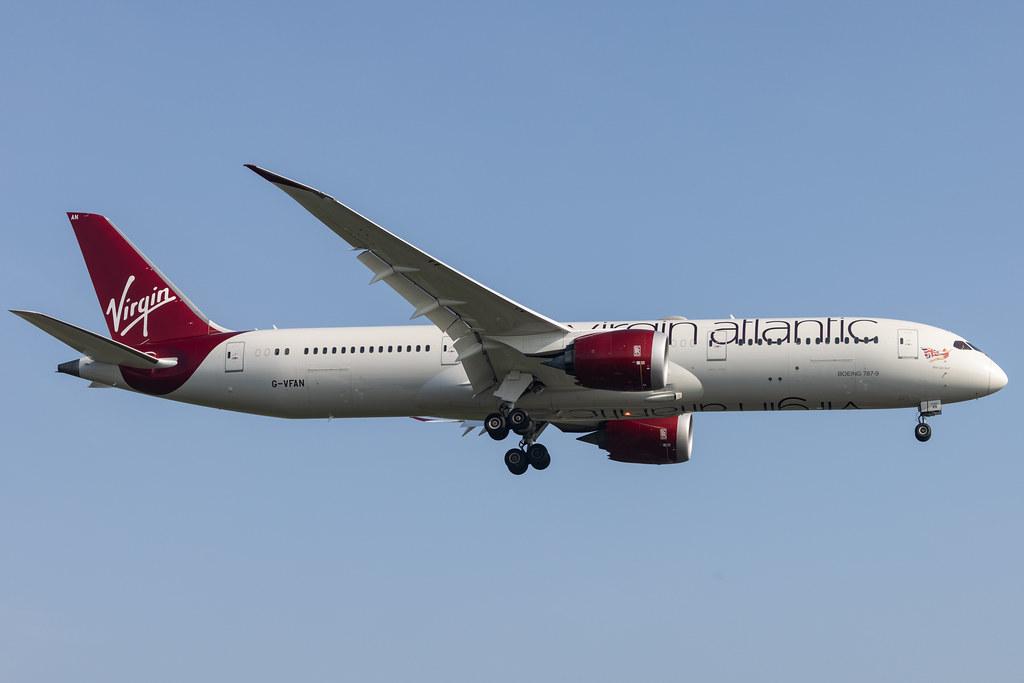 London Heathrow: Virgin Atlantic (VS / VIR) |  Boeing 787-9 Dreamliner B789 | G-VFAN | MSN 37977