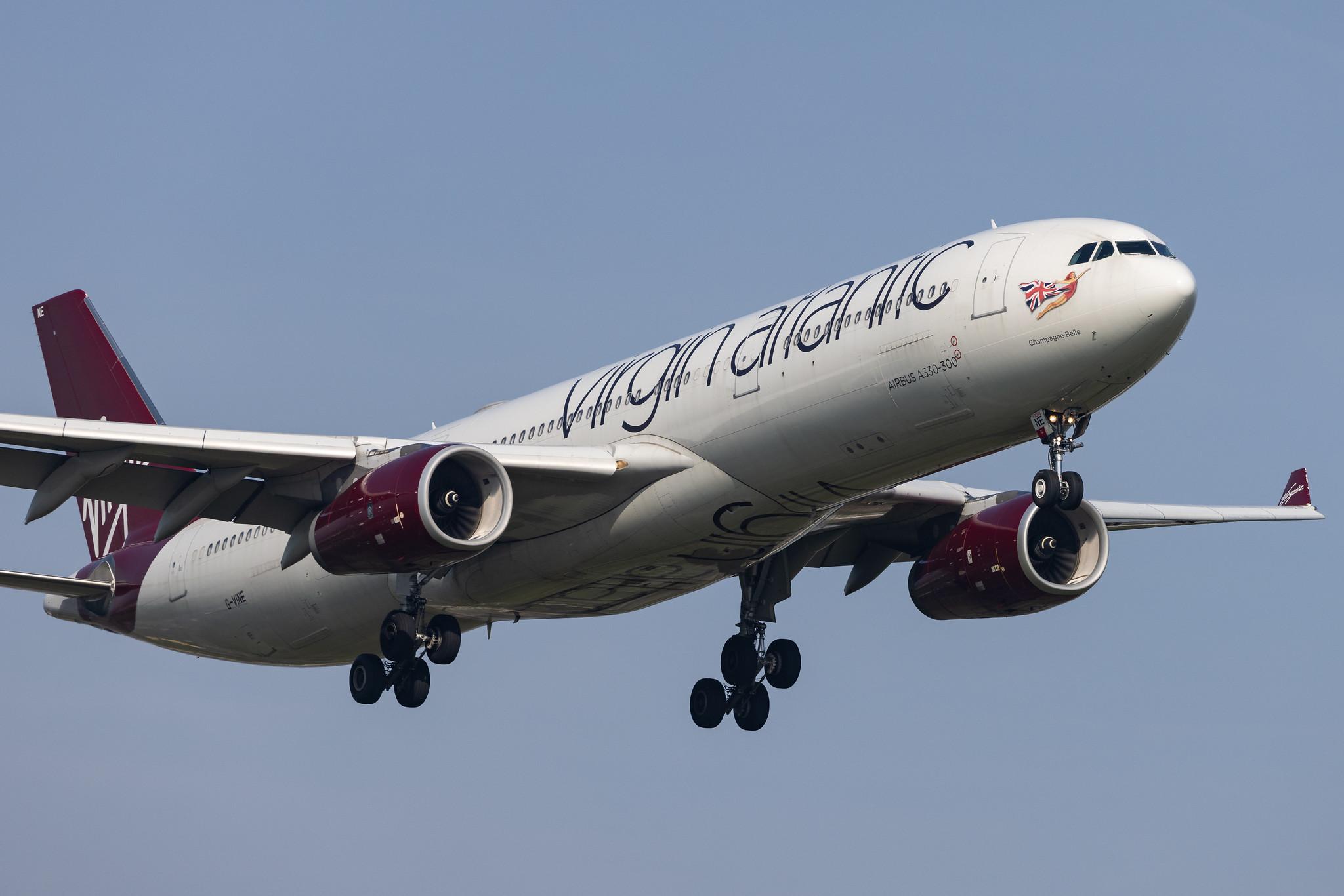 London Heathrow: Virgin Atlantic (VS / VIR) |  Airbus A330-343 A333 | G-VINE | MSN 1231