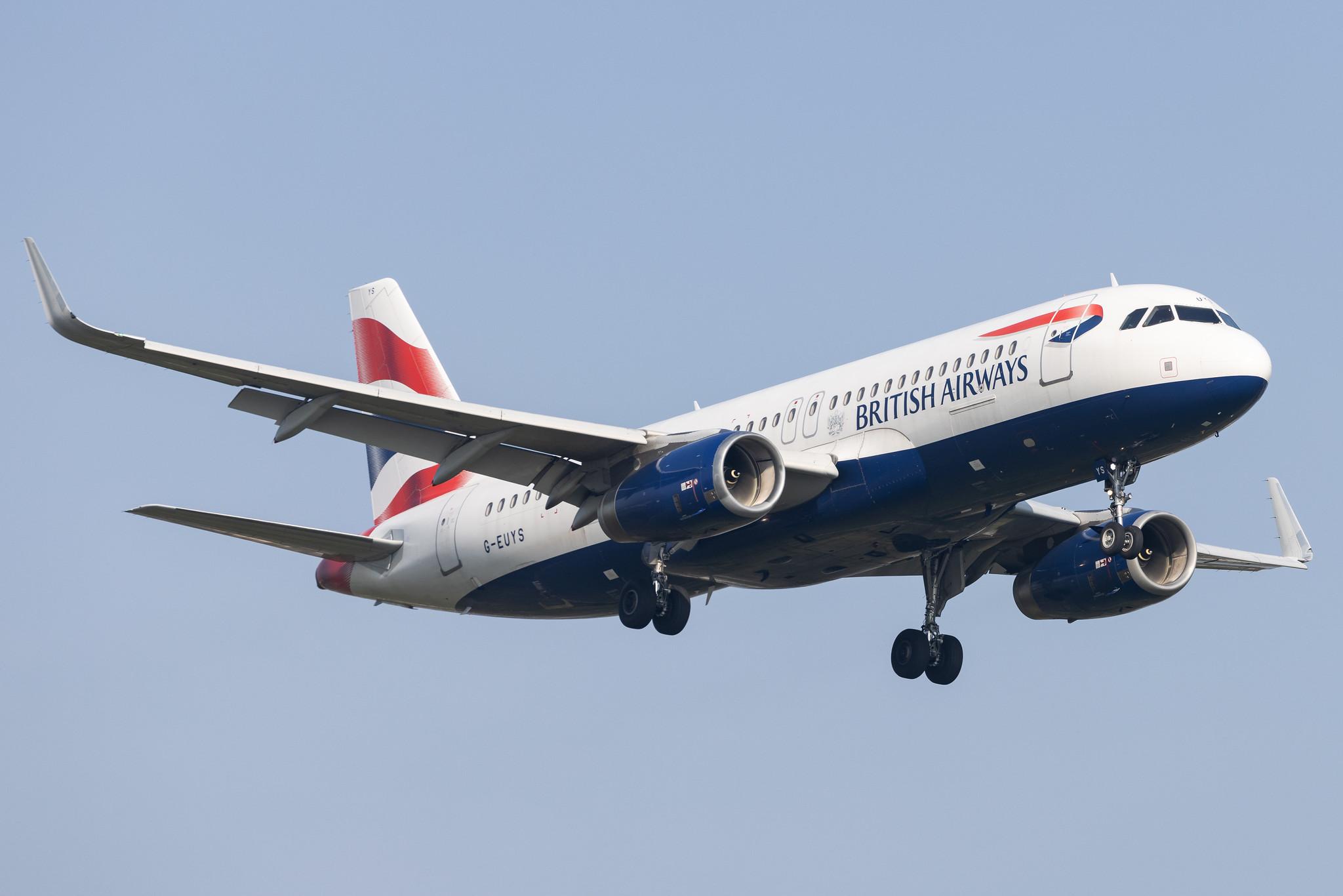 London Heathrow: British Airways (BA / BAW) |  Airbus A320-232 A320 | G-EUYS | MSN 5948