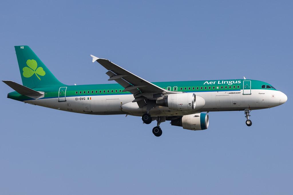 London Heathrow: Aer Lingus (EI / EIN) |  Airbus A320-214 A320 | EI-DVG | MSN 3318