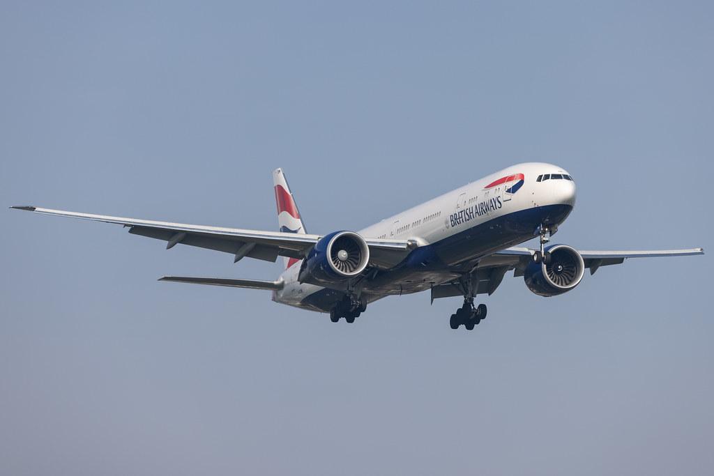 London Heathrow: British Airways (BA / BAW) |  Boeing 777-300(ER) B77W | G-STBM | MSN 66582