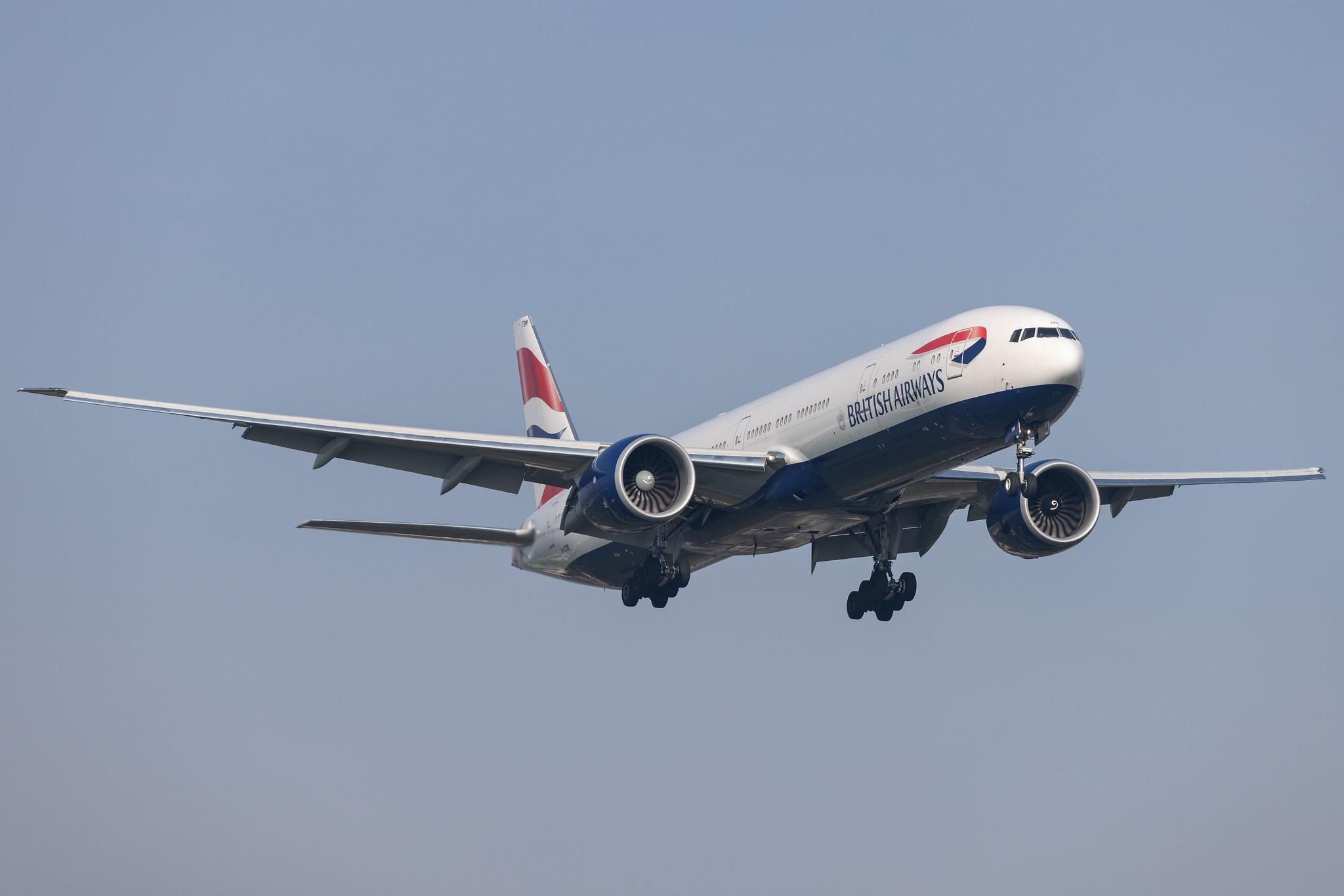 London Heathrow: British Airways (BA / BAW) |  Boeing 777-300(ER) B77W | G-STBM | MSN 66582