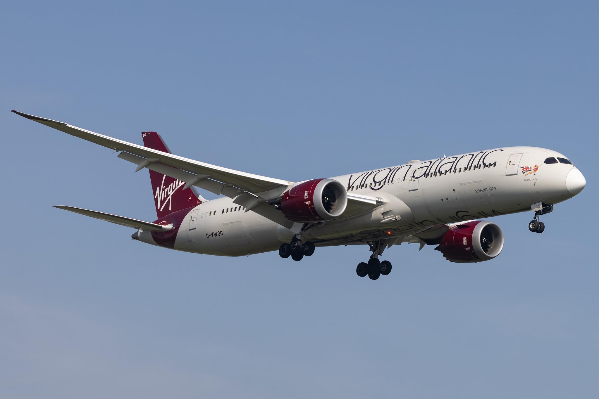 London Heathrow: Virgin Atlantic (VS / VIR) |  Boeing 787-9 Dreamliner B789 | G-VWOO | MSN 37979