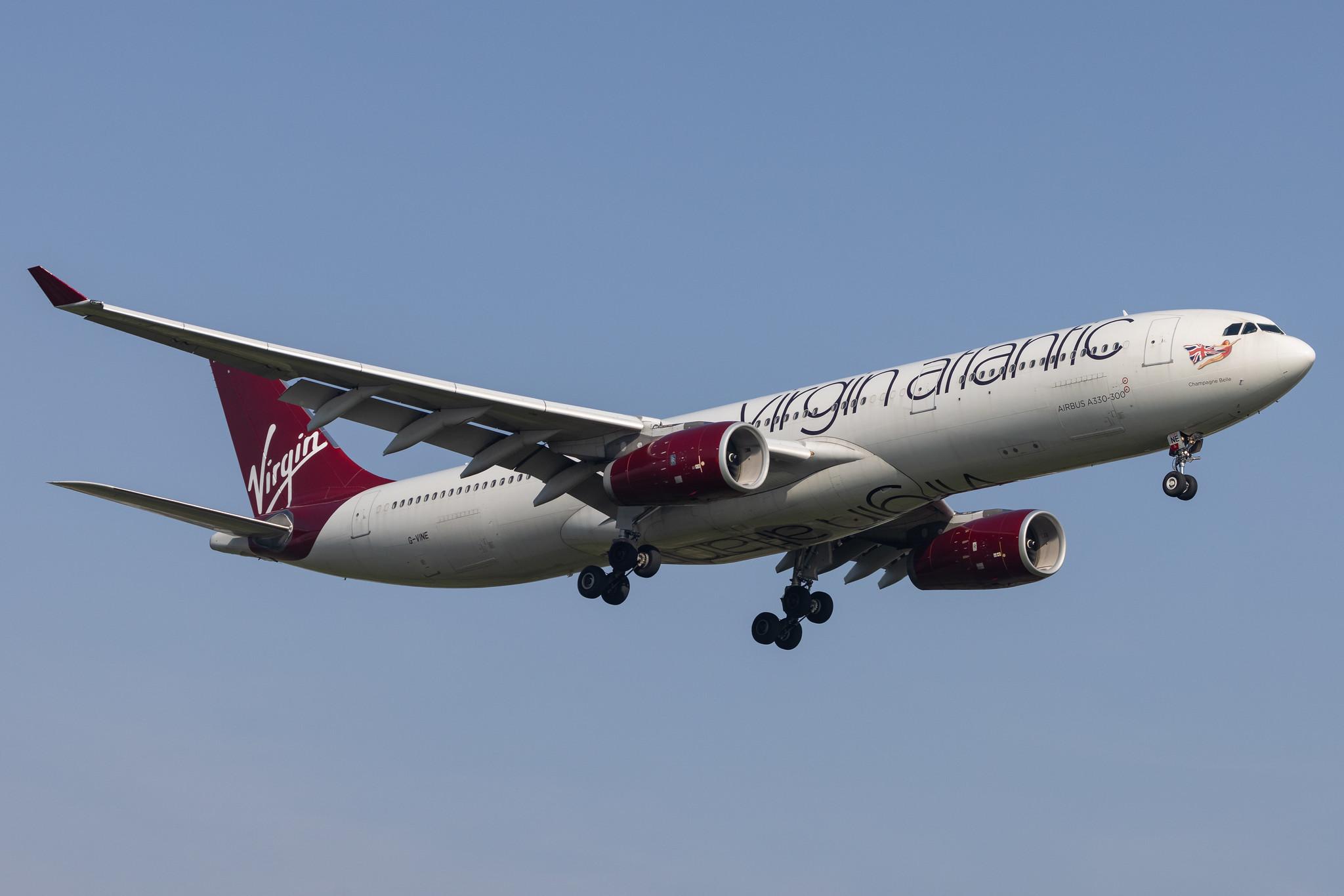 London Heathrow: Virgin Atlantic (VS / VIR) |  Airbus A330-343 A333 | G-VINE | MSN 1231