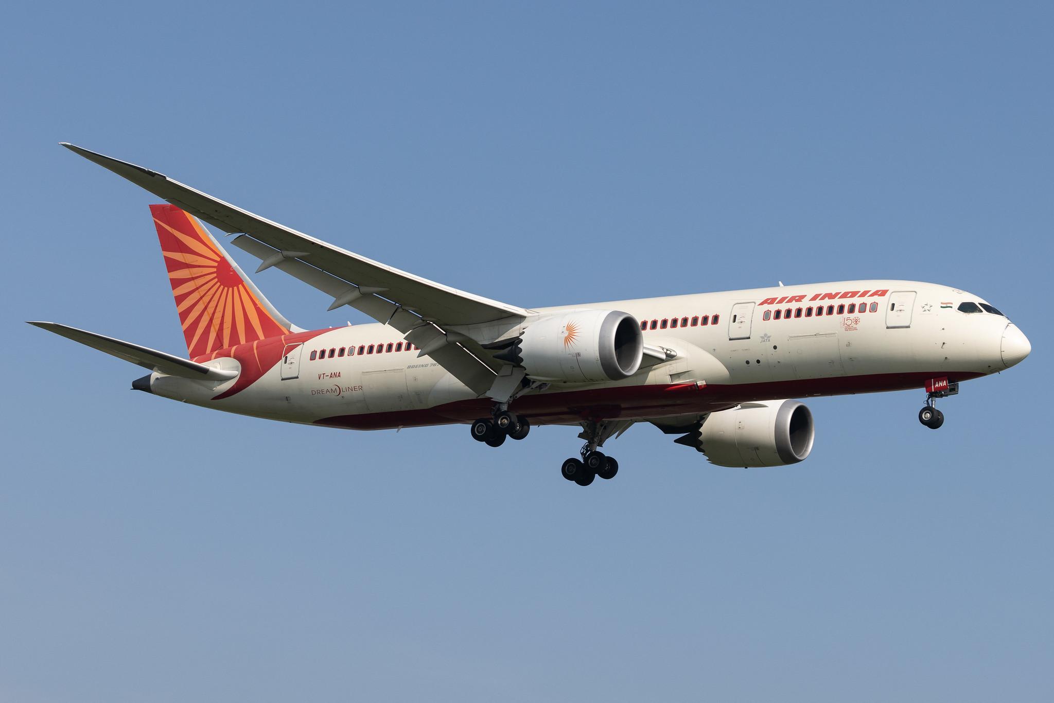 London Heathrow: Air India (AI / AIC) |  Boeing 787-8 Dreamliner B788 | VT-ANA | MSN 36273