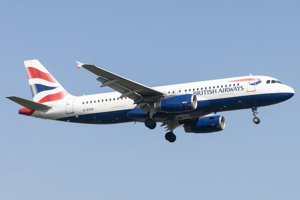 London Heathrow: British Airways (BA / BAW) |  Airbus A320-232 A320 | G-EUYA | MSN 3697