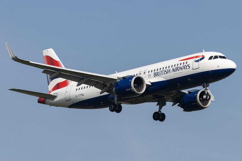 London Heathrow: British Airways (BA / BAW) |  Airbus A320-251N A20N | G-TTNL | MSN 9585