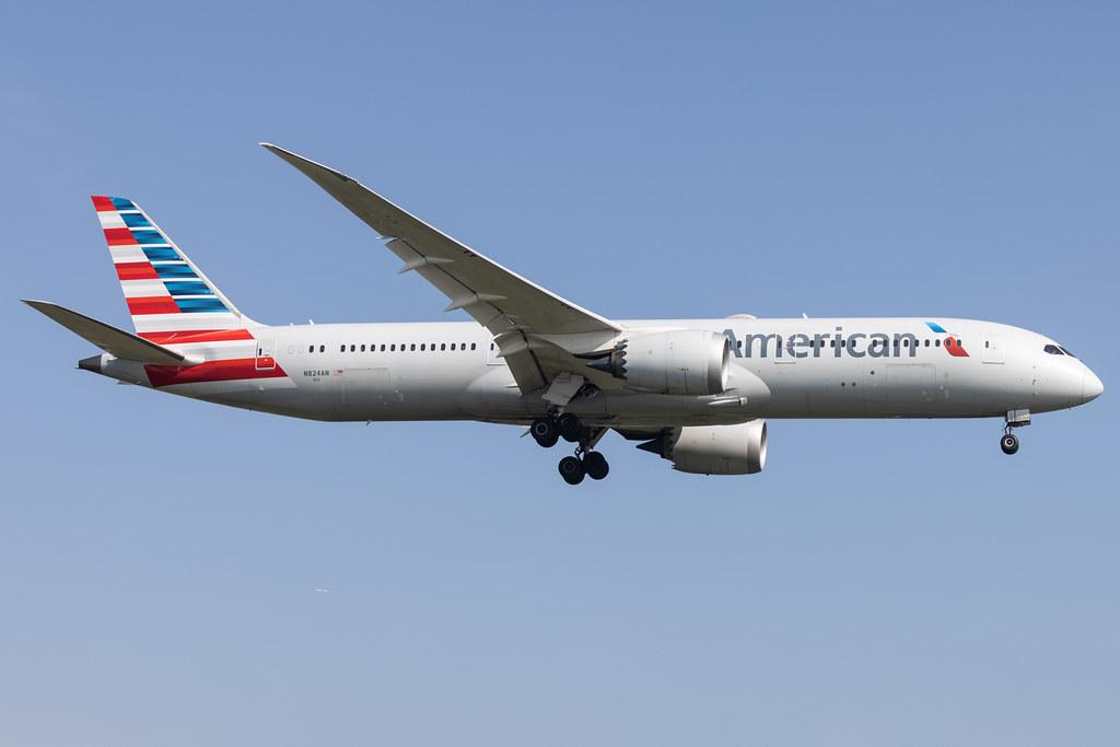 London Heathrow: American Airlines (AA / AAL) |  Boeing 787-9 Dreamliner B789 | N824AN | MSN 40643