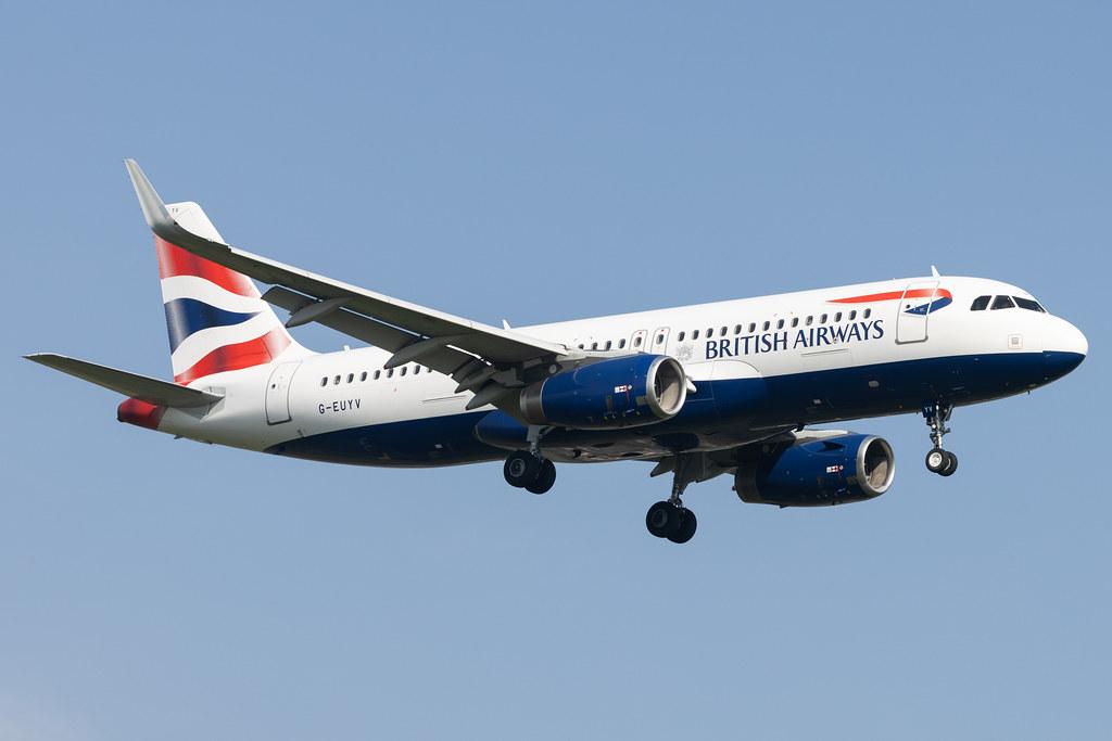 London Heathrow: British Airways (BA / BAW) |  Airbus A320-232 A320 | G-EUYV | MSN 6091