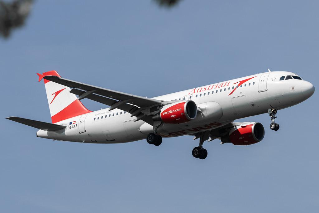 London Heathrow: Austrian Airlines (OS / AUA) |  Airbus A320-216 A320 | OE-LXE | MSN 3532