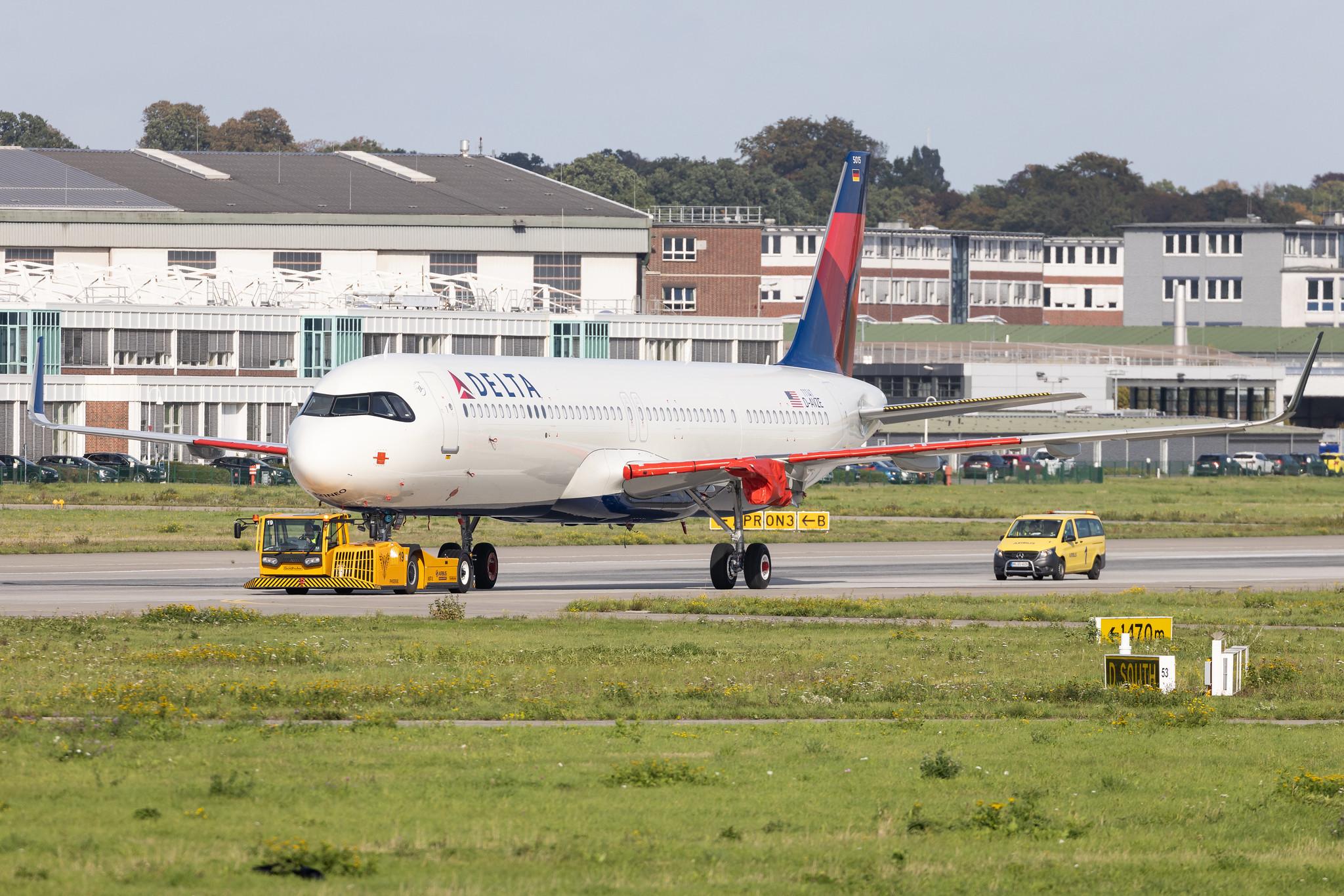 Hamburg Finkenwerder: Delta Air Lines (DL / DAL) | Airbus A321-271NX A21N | D- | N515DE | MSN 11141