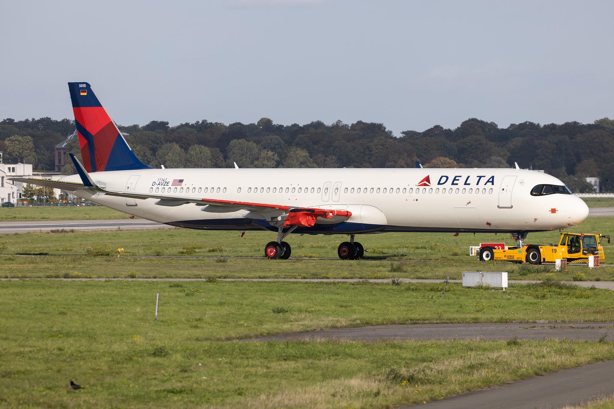 Hamburg Finkenwerder: Delta Air Lines (DL / DAL) | Airbus A321-271NX A21N | D- | N515DE | MSN 11141
