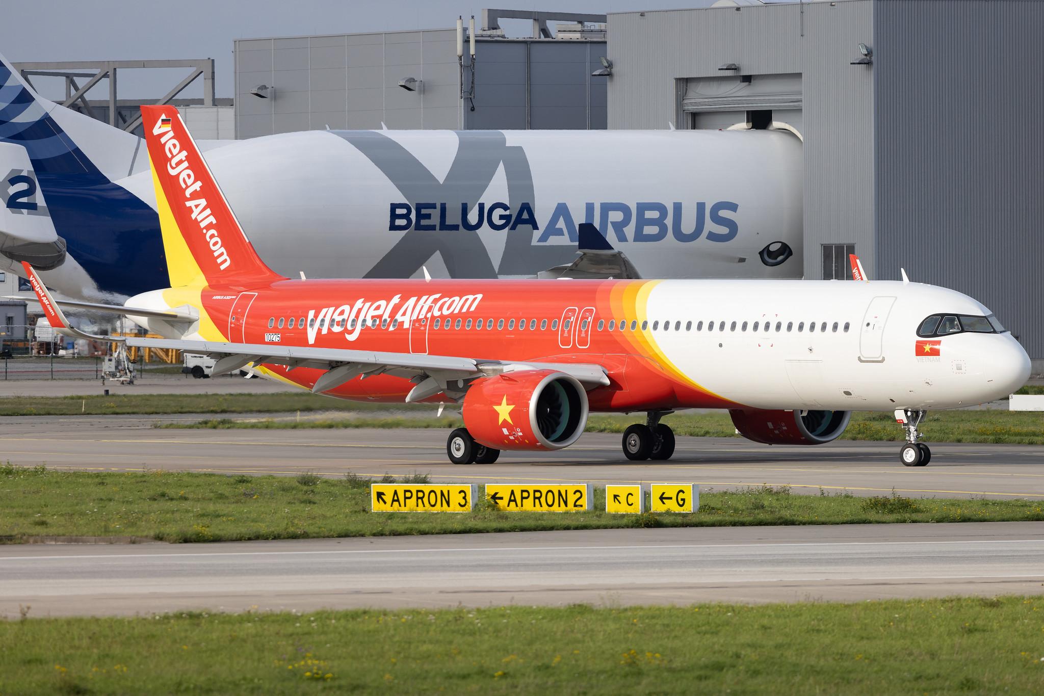 Hamburg Finkenwerder: VietJetAir (VJ / VJC) | Airbus A321-271NX A21N | D-AVXN | VN- | MSN 10275