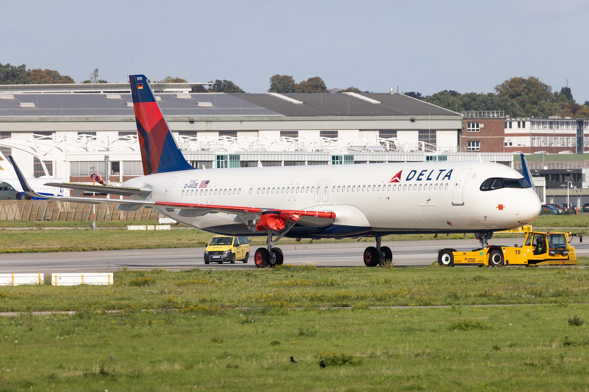 Hamburg Finkenwerder: Delta Air Lines (DL / DAL) | Airbus A321-271NX A21N | D- | N515DE | MSN 11141