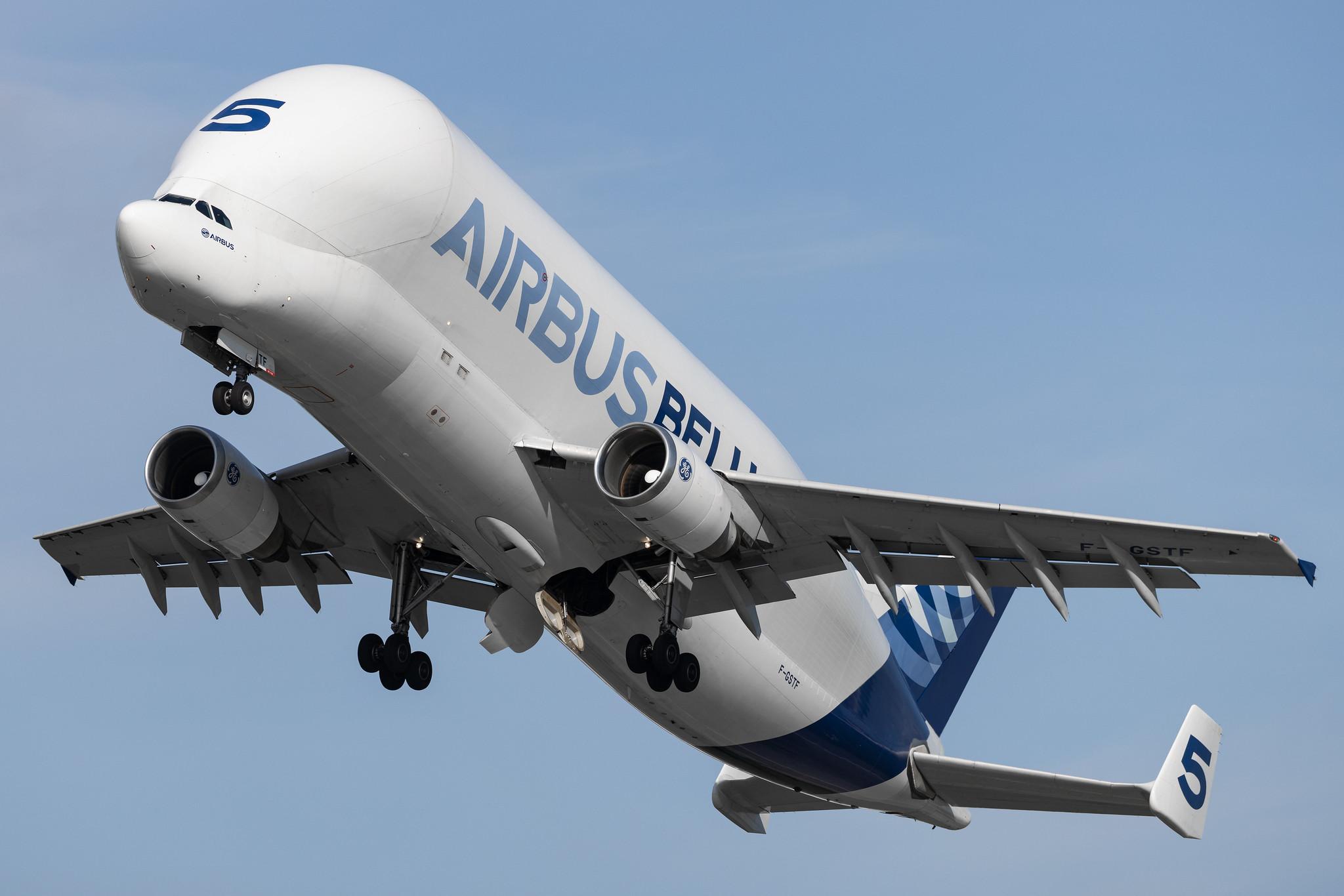 Hamburg Finkenwerder: Airbus Transport International (4Y / BGA) | Airbus A300-608ST Beluga A3ST | F-GSTF | MSN 796