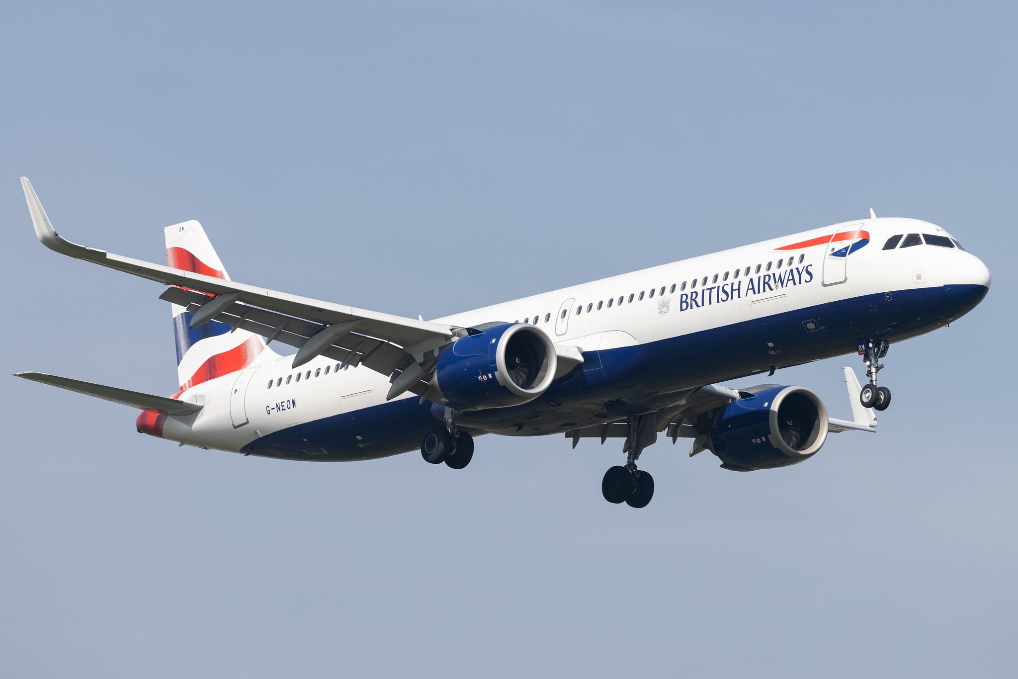 London Heathrow: British Airways (BA / BAW) |  Airbus A321-251NX A21N | G-NEOW | MSN 8984