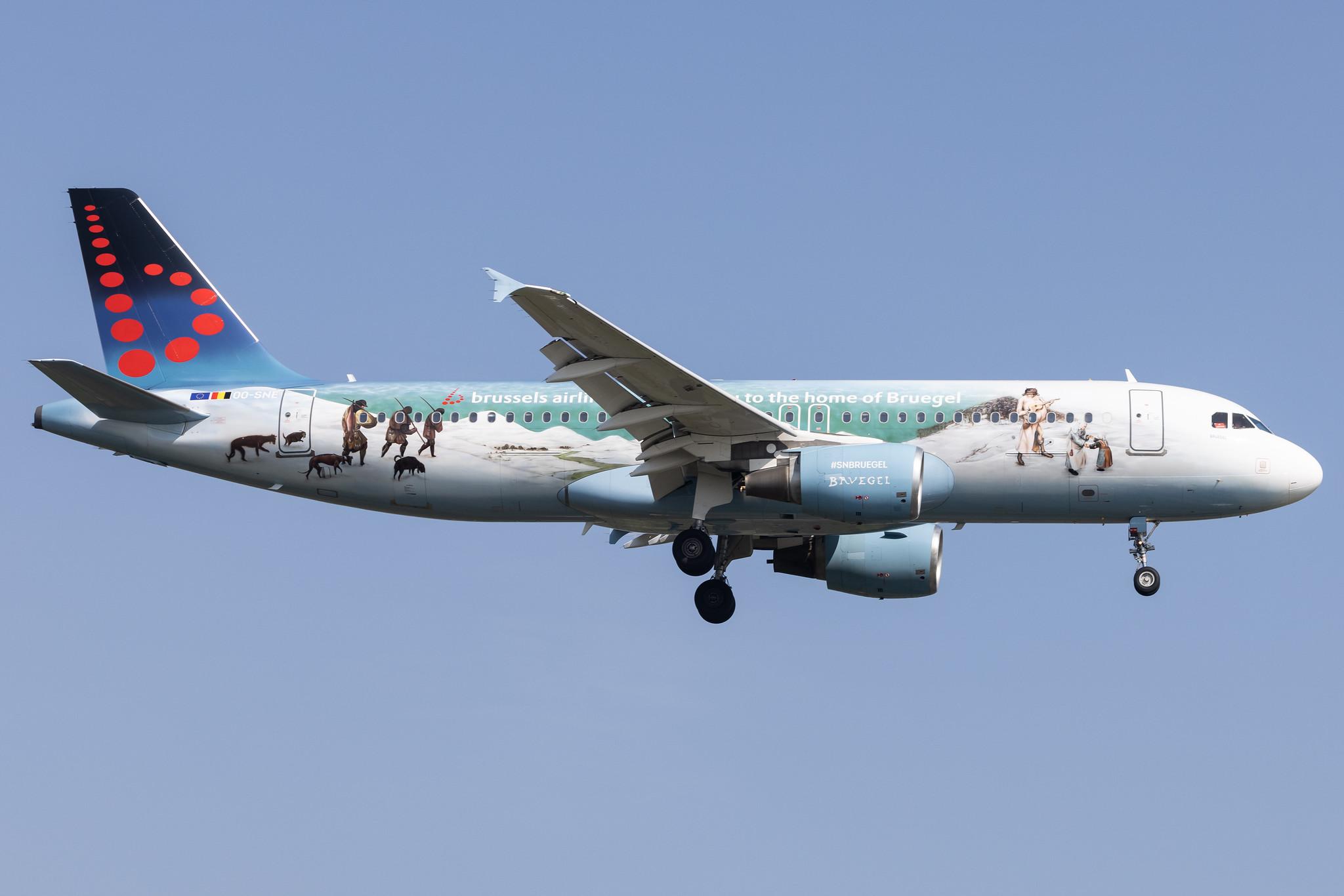 London Heathrow: Brussels Airlines (SN / BEL) |  Livery: Belgian Icons Livery |  Airbus A320-214 A320 | OO-SNE | MSN 4243