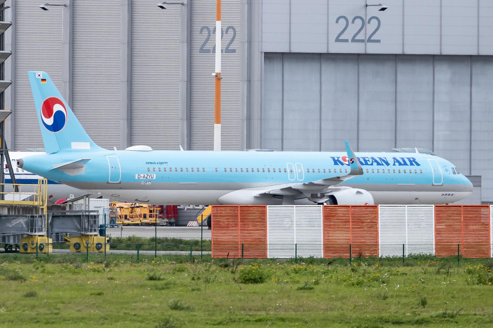 Hamburg Finkenwerder: Korean Air Lines | Airbus A321-272NX A21N | D-AVYR | HL8506 | MSN 11094