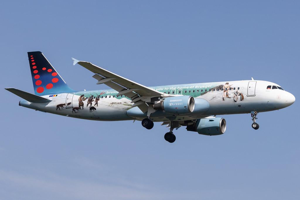 London Heathrow: Brussels Airlines (SN / BEL) |  Livery: Belgian Icons Livery |  Airbus A320-214 A320 | OO-SNE | MSN 4243