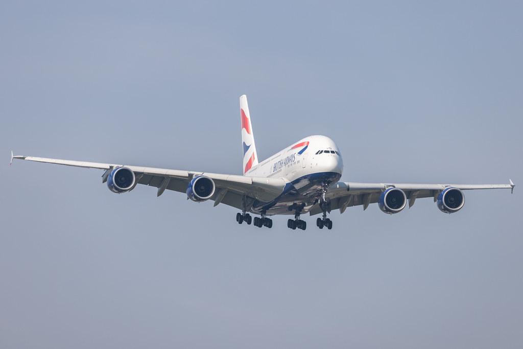 London Heathrow: British Airways (BA / BAW) |  Airbus A380-841 A388 | G-XLED | MSN 144