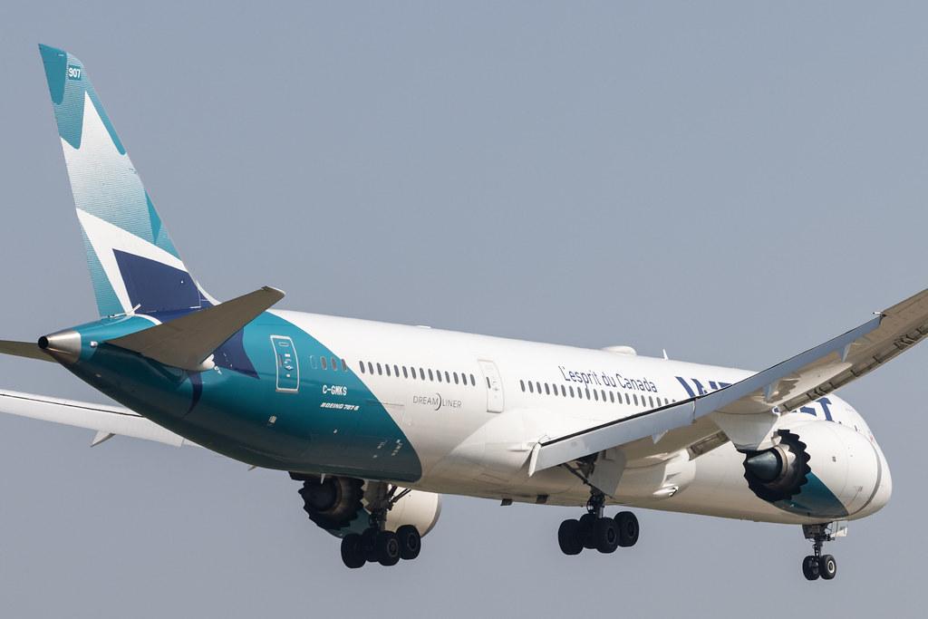 London Heathrow: Westjet (WS / WJA) |  Boeing 787-9 Dreamliner B789 | C-GMKS | MSN 64979