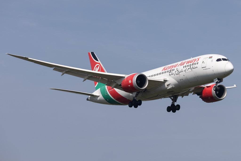 London Heathrow: Kenya Airways (KQ / KAQ) |  Boeing 787-8 Dreamliner B788 | 5Y-KZB | MSN 35511