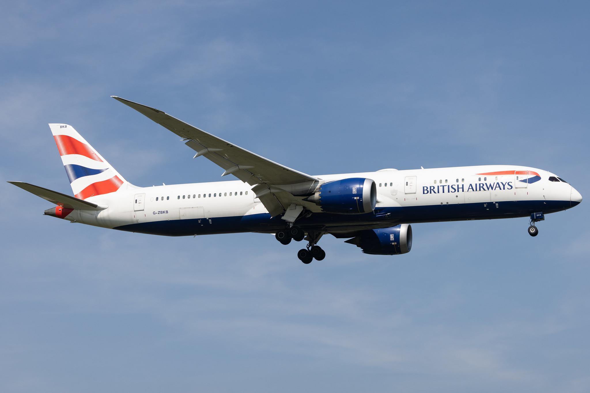 London Heathrow: British Airways (BA / BAW) |  Boeing 787-9 Dreamliner B789 | G-ZBKB | MSN 38617