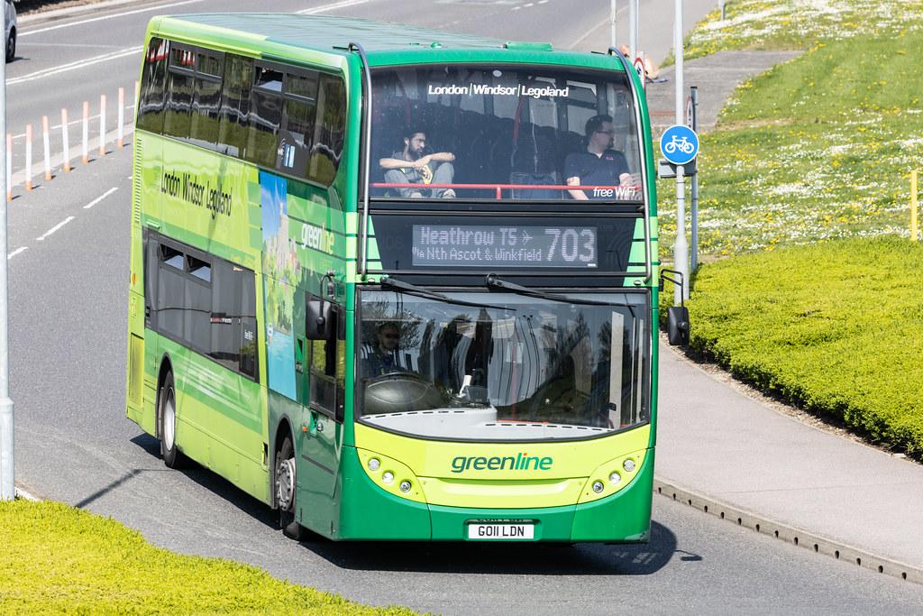 London Heathrow: Greenline Doppeldecker Bus