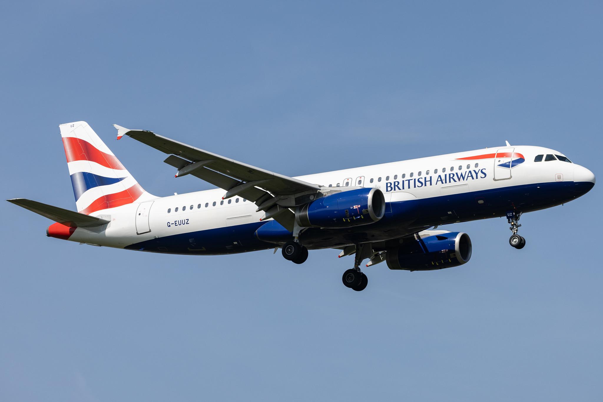 London Heathrow: British Airways (BA / BAW) |  Airbus A320-232 A320 | G-EUUZ | MSN 3649