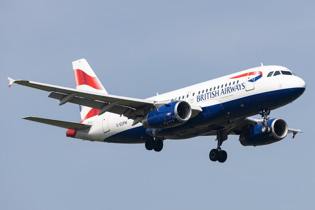 London Heathrow: British Airways (BA / BAW) |  Airbus A319-131 A319 | G-EUPM | MSN 1258