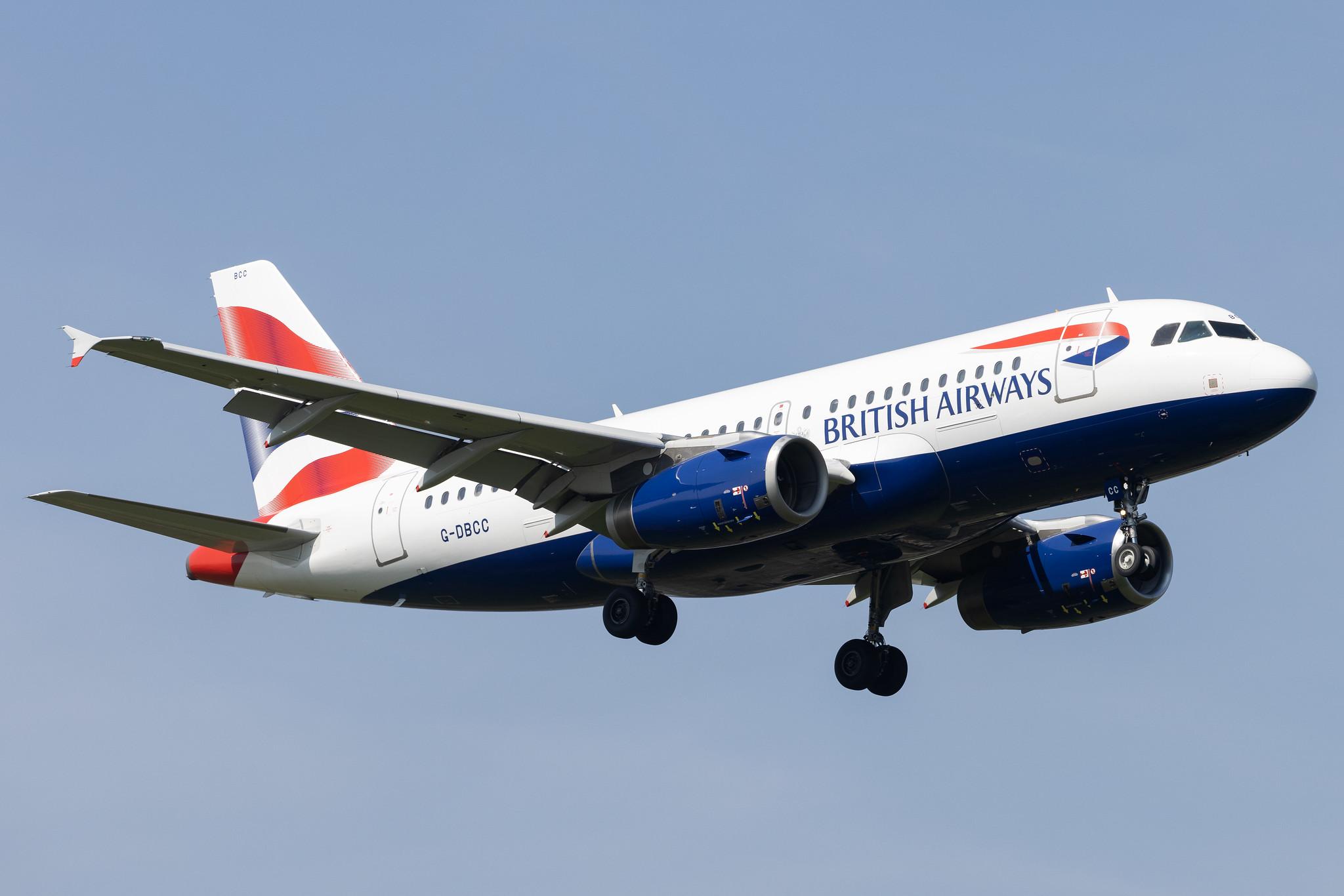 London Heathrow: British Airways (BA / BAW) |  Airbus A319-131 A319 | G-DBCC | MSN 2194