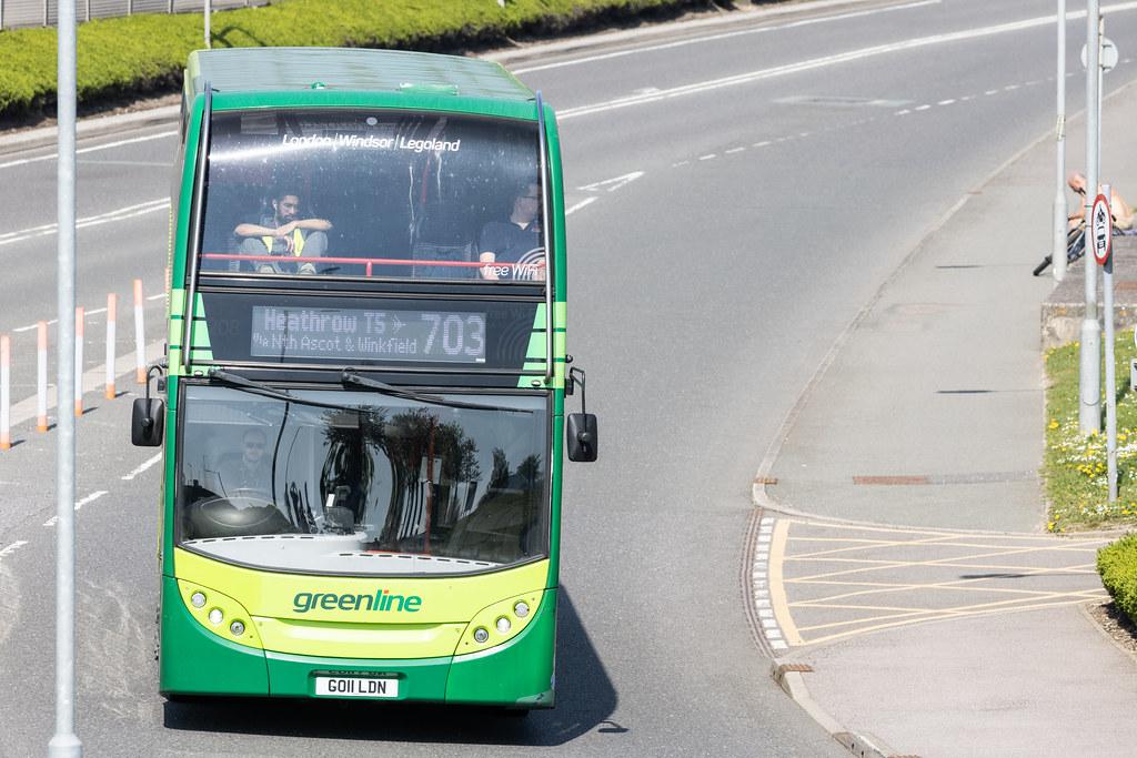 London Heathrow: Greenline Doppeldecker Bus