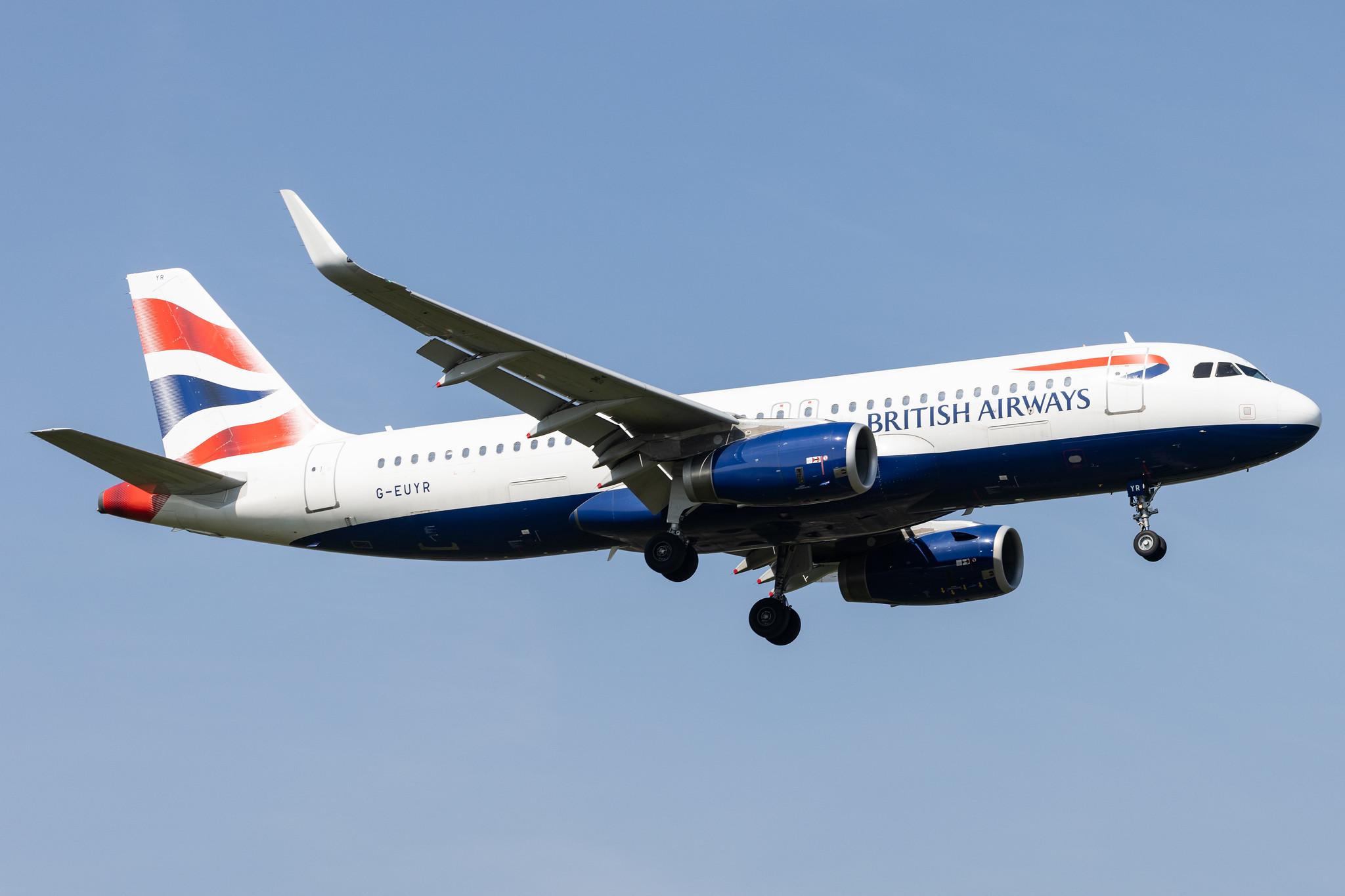 London Heathrow: British Airways (BA / BAW) |  Airbus A320-232 A320 | G-EUYR | MSN 5856