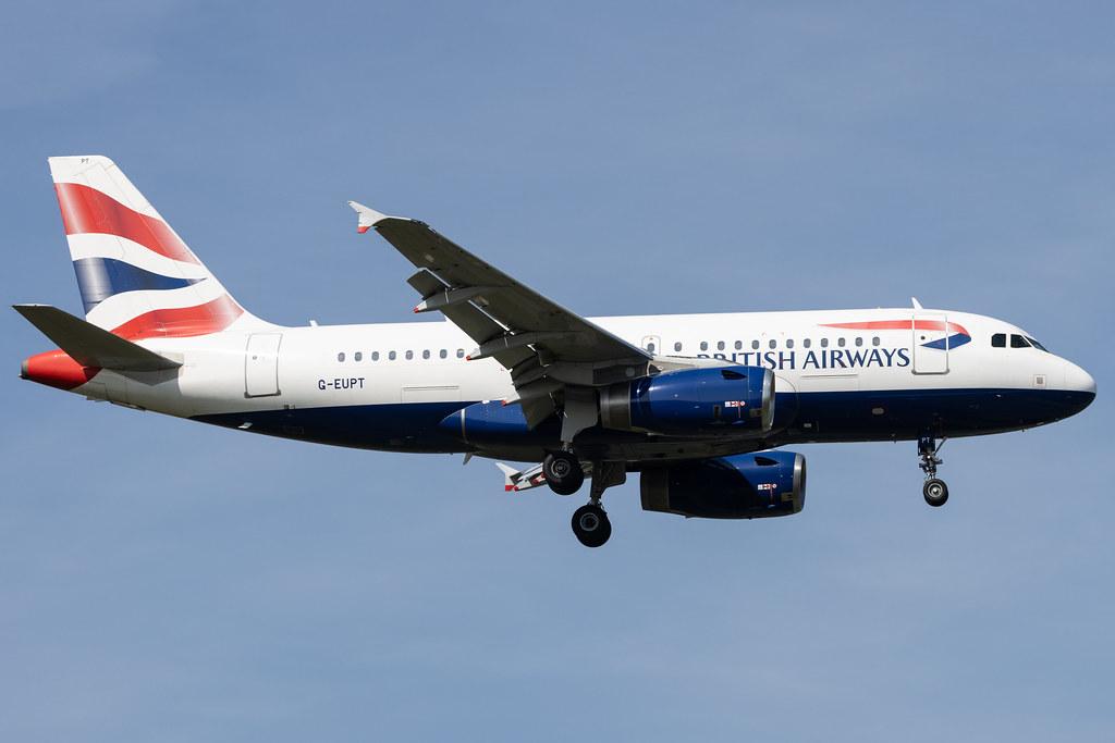 London Heathrow: British Airways (BA / BAW) |  Airbus A319-131 A319 | G-EUPT | MSN 1380