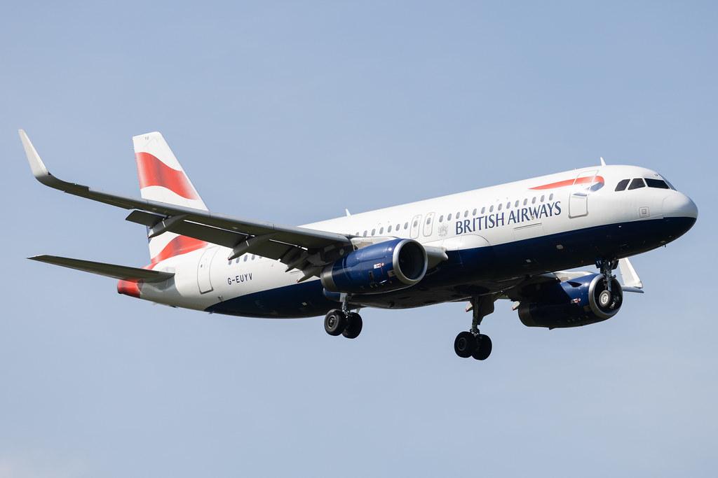 London Heathrow: British Airways (BA / BAW) |  Airbus A320-232 A320 | G-EUYV | MSN 6091