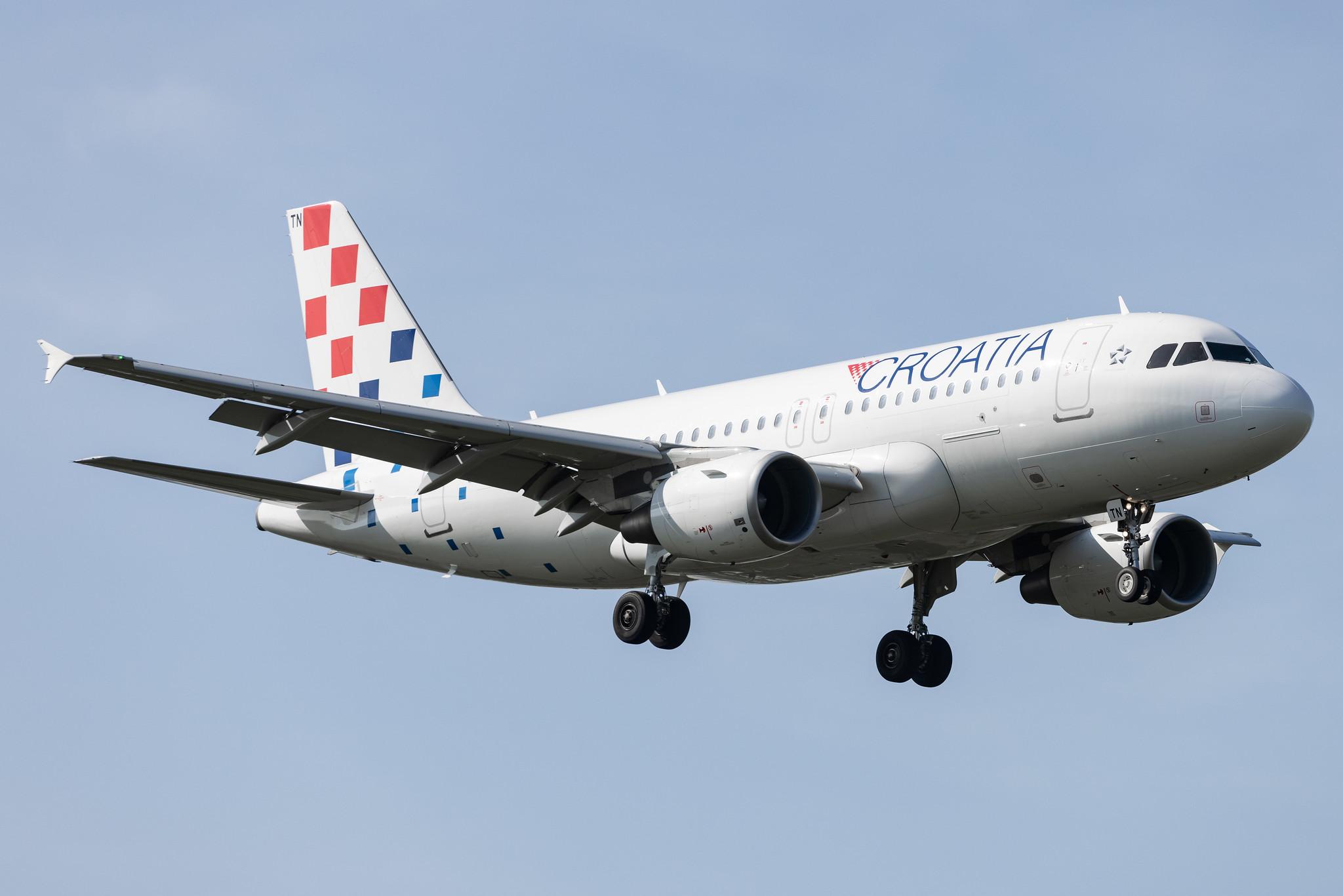 London Heathrow: Croatia Airlines (OU / CTN) |  Airbus A319-112 A319 | 9A-CTN | MSN 5085