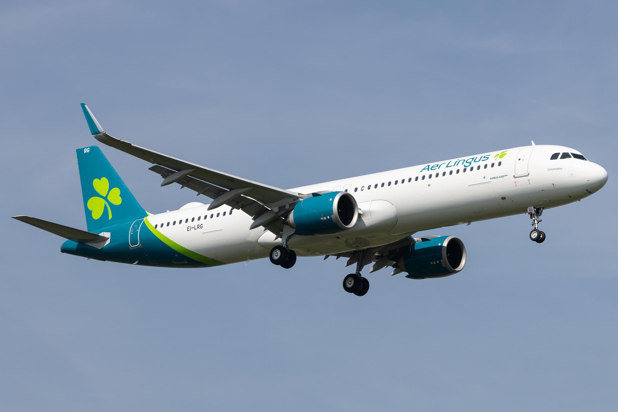 London Heathrow: Aer Lingus (EI / EIN) |  Airbus A321-253NX A21N | EI-LRG | MSN 10291
