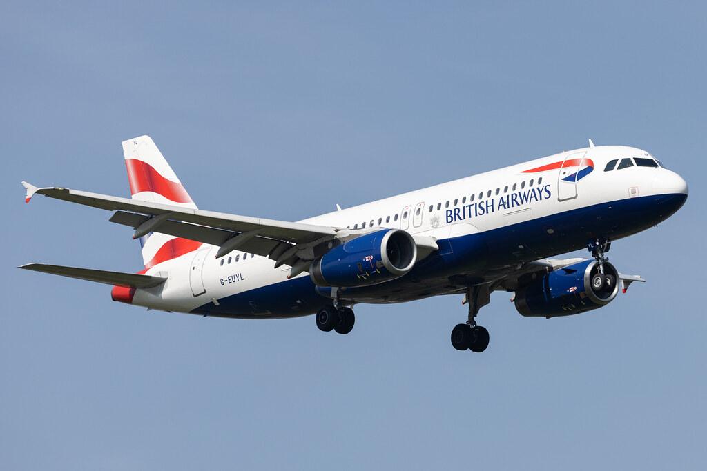 London Heathrow: British Airways (BA / BAW) |  Airbus A320-232 A320 | G-EUYL | MSN 4725